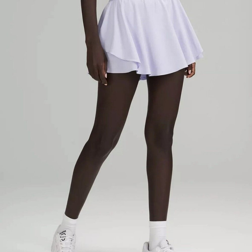 NWT Lululemon Women’s Court Rival High Rise Tennis Skirt - Pastel Blue Size 4